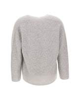 HEMISPHERE Maglia in cashmere con scollo a V GREY Donna 