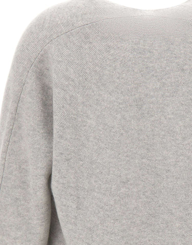 HEMISPHERE Maglia in cashmere con scollo a V GREY Donna 