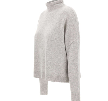 HEMISPHERE Maglia in cashmere a collo alto GREY Donna 