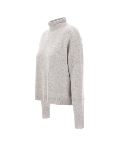 HEMISPHERE Maglia in cashmere a collo alto GREY Donna 