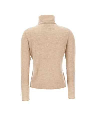 HEMISPHERE Dolcevita in cashmere BEIGE Donna 