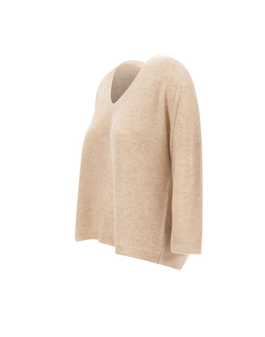 HEMISPHERE Maglia in cashmere BEIGE Donna 
