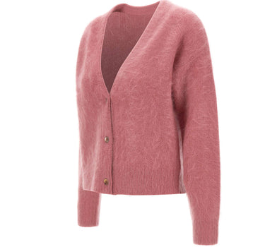 HEMISPHERE Cardigan in cashmere Pink Donna 