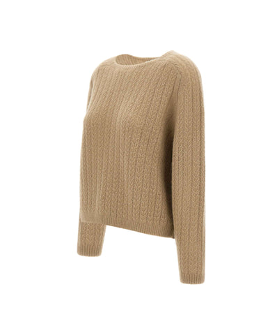 HEMISPHERE Maglia in misto cashmere e seta GREEN Donna 