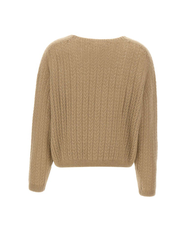 HEMISPHERE Maglia in misto cashmere e seta GREEN Donna 