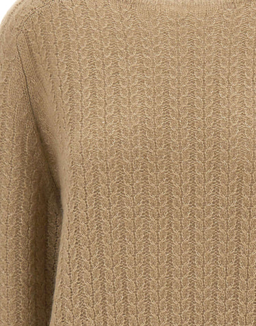 HEMISPHERE Maglia in misto cashmere e seta GREEN Donna 
