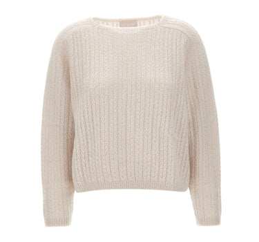 HEMISPHERE Maglia in cashmere e seta WHITE Donna 