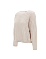 HEMISPHERE Maglia in cashmere e seta WHITE Donna 