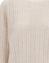 HEMISPHERE Maglia in cashmere e seta WHITE Donna 