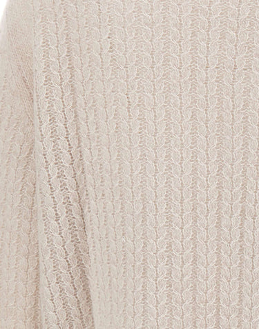 HEMISPHERE Maglia in cashmere e seta WHITE Donna 