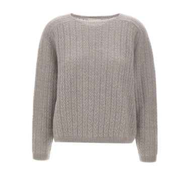 HEMISPHERE Maglia in cashmere e seta GREY Donna 