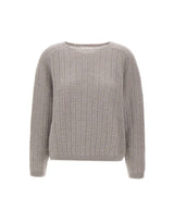 HEMISPHERE Maglia in cashmere e seta GREY Donna 