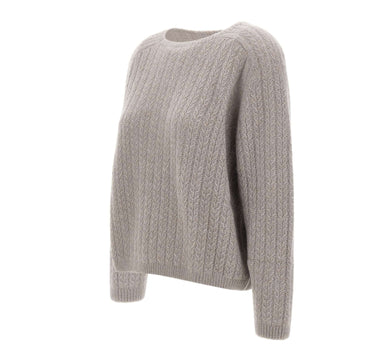 HEMISPHERE Maglia in cashmere e seta GREY Donna 