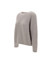 HEMISPHERE Maglia in cashmere e seta GREY Donna 