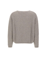 HEMISPHERE Maglia in cashmere e seta GREY Donna 