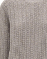 HEMISPHERE Maglia in cashmere e seta GREY Donna 