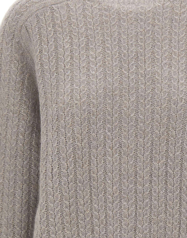 HEMISPHERE Maglia in cashmere e seta GREY Donna 