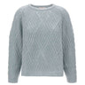 HEMISPHERE Maglia in cashmere e seta Light Blue Donna 