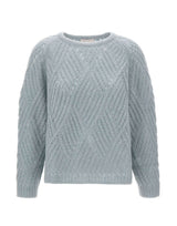 HEMISPHERE Maglia in cashmere e seta Light Blue Donna 