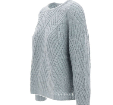 HEMISPHERE Maglia in cashmere e seta Light Blue Donna 