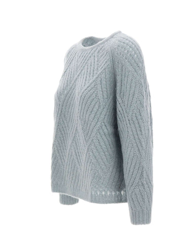 HEMISPHERE Maglia in cashmere e seta Light Blue Donna 