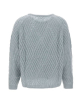 HEMISPHERE Maglia in cashmere e seta Light Blue Donna 