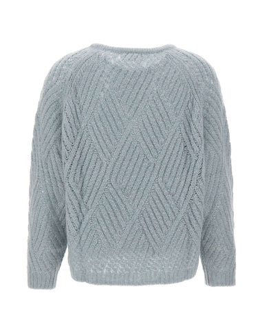 HEMISPHERE Maglia in cashmere e seta Light Blue Donna 
