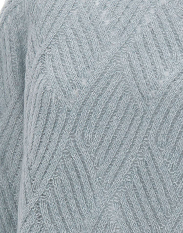 HEMISPHERE Maglia in cashmere e seta Light Blue Donna 