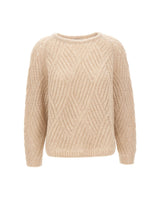 HEMISPHERE Maglia in cashmere e seta BEIGE Donna 