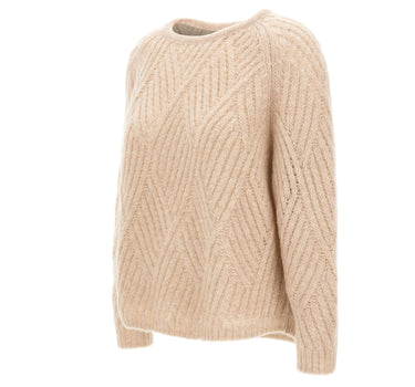HEMISPHERE Maglia in cashmere e seta BEIGE Donna 