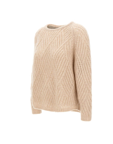 HEMISPHERE Maglia in cashmere e seta BEIGE Donna 