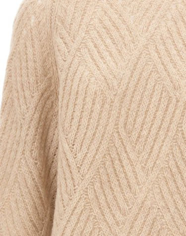 HEMISPHERE Maglia in cashmere e seta BEIGE Donna 