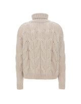 HEMISPHERE Maglia a collo alto in cashmere e seta GREY Donna 