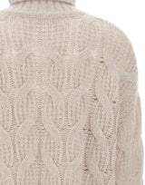 HEMISPHERE Maglia a collo alto in cashmere e seta GREY Donna 