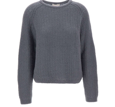HEMISPHERE Maglia in cashmere e seta BLUE Donna 