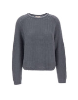 HEMISPHERE Maglia in cashmere e seta BLUE Donna 