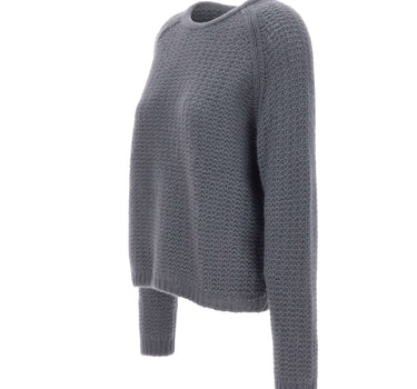HEMISPHERE Maglia in cashmere e seta BLUE Donna 