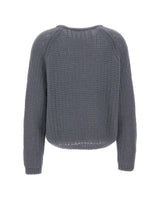 HEMISPHERE Maglia in cashmere e seta BLUE Donna 