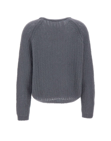 HEMISPHERE Maglia in cashmere e seta BLUE Donna 