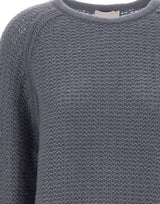 HEMISPHERE Maglia in cashmere e seta BLUE Donna 