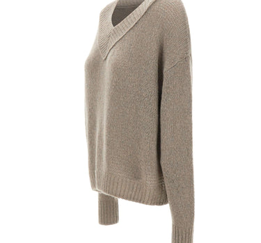 HEMISPHERE Maglia in cashmere e seta GREY Donna 