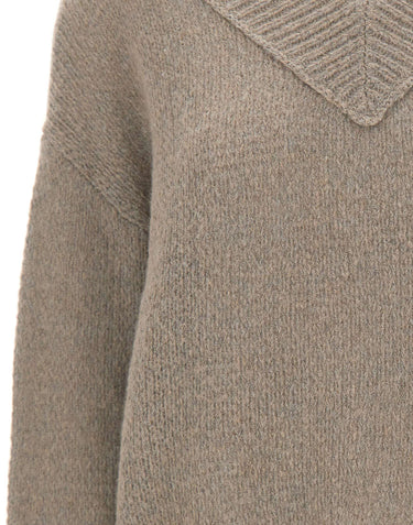HEMISPHERE Maglia in cashmere e seta GREY Donna 