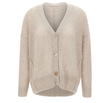 HEMISPHERE Cardigan in lana e cashmere GREY Donna 