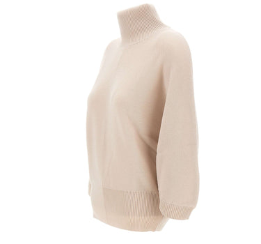 HEMISPHERE Maglia in lana a collo alto BEIGE Donna 