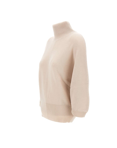 HEMISPHERE Maglia in lana a collo alto BEIGE Donna 