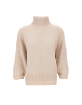 HEMISPHERE Maglia in lana a collo alto BEIGE Donna 
