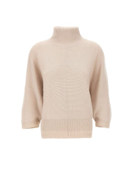 HEMISPHERE Maglia in lana a collo alto BEIGE Donna 