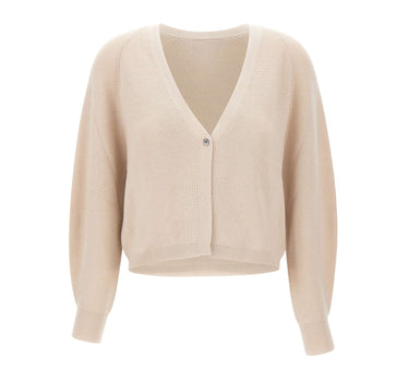 HEMISPHERE Cardigan in lana merino BEIGE Donna 