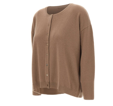 HEMISPHERE Cardigan in cashmere BROWN Donna 