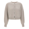HEMISPHERE Cardigan in lana e cashmere GREY Donna 